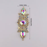 Sew-on Crystal AB  Glass Rhinestone Applique RA400 WholesaleRhinestone
